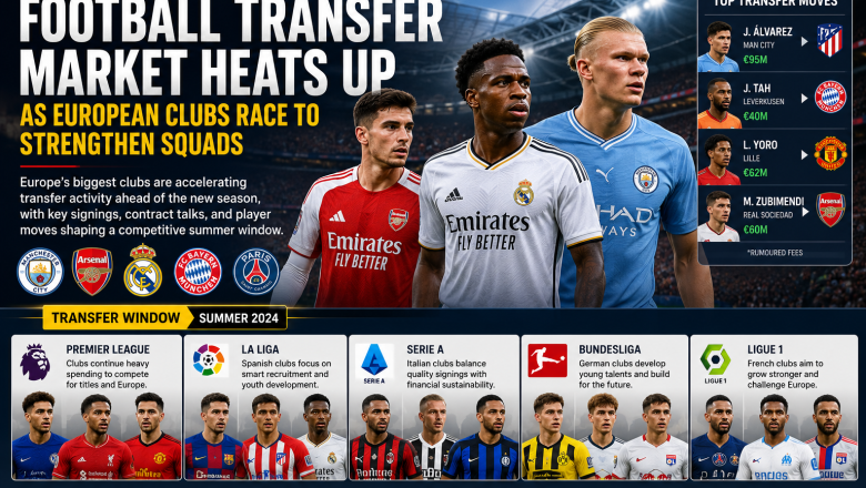 Football Transfer Market Heats Up as European Clubs Race to Strengthen Squads